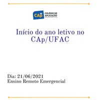 Inicio do Ano Letivo 2021