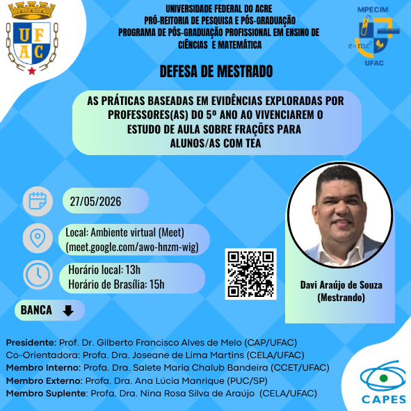 Defesa de Mestrado Davi Araújo