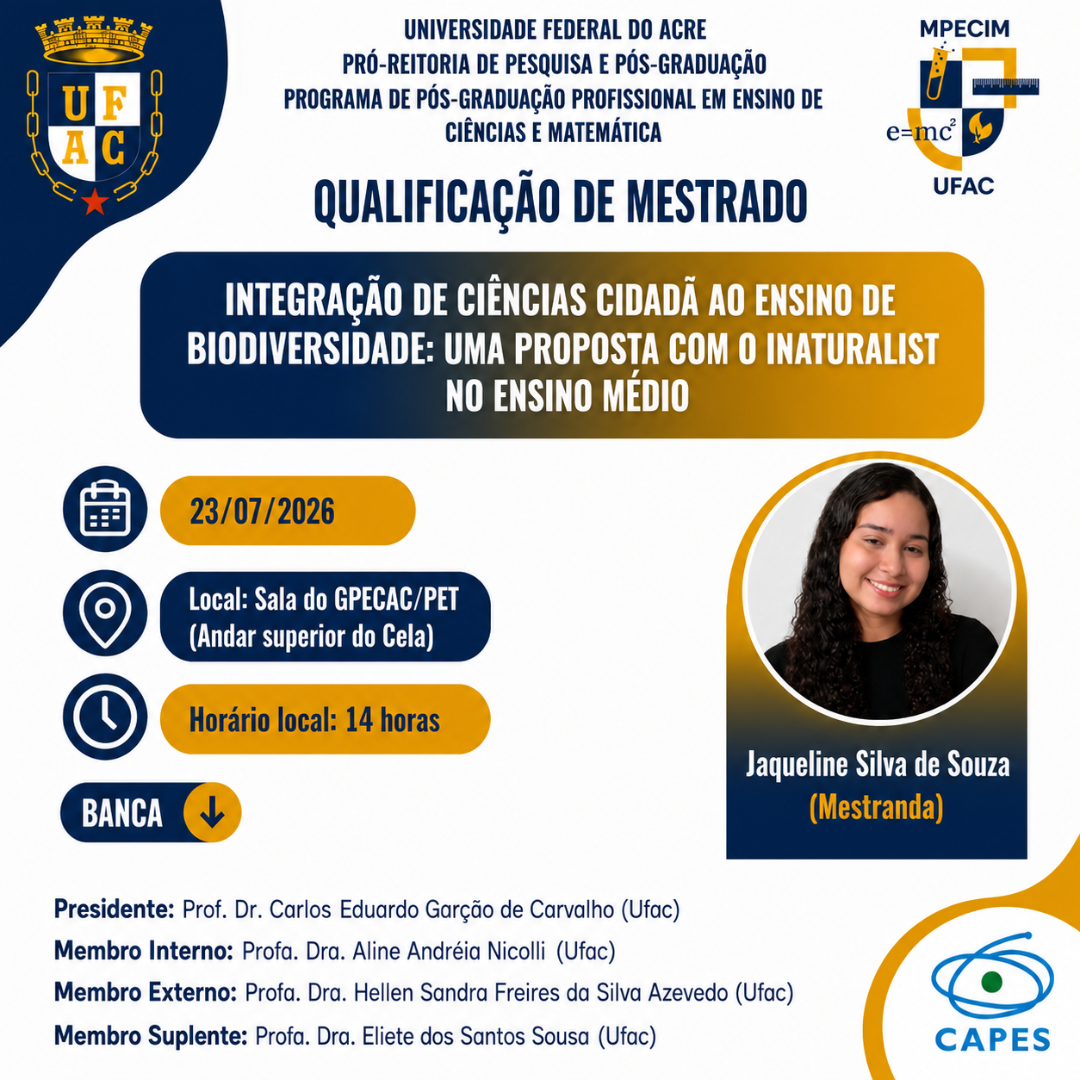 Qualificação de Mestrado - Jaqueline Silva de Souza