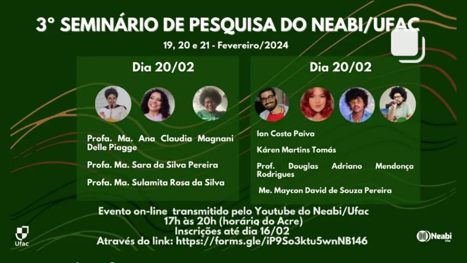 3 Seminário de Pesquisa do Neabi 3 Seminário de Pesquisa do Neabi
