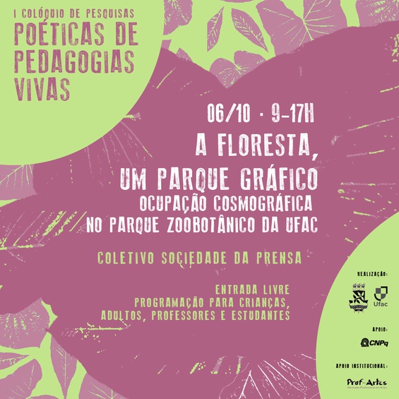 I Colóquio de Pesquisa Poéticas de Pedagogias Vivas I Colóquio de Pesquisa Poéticas de Pedagogias Vivas