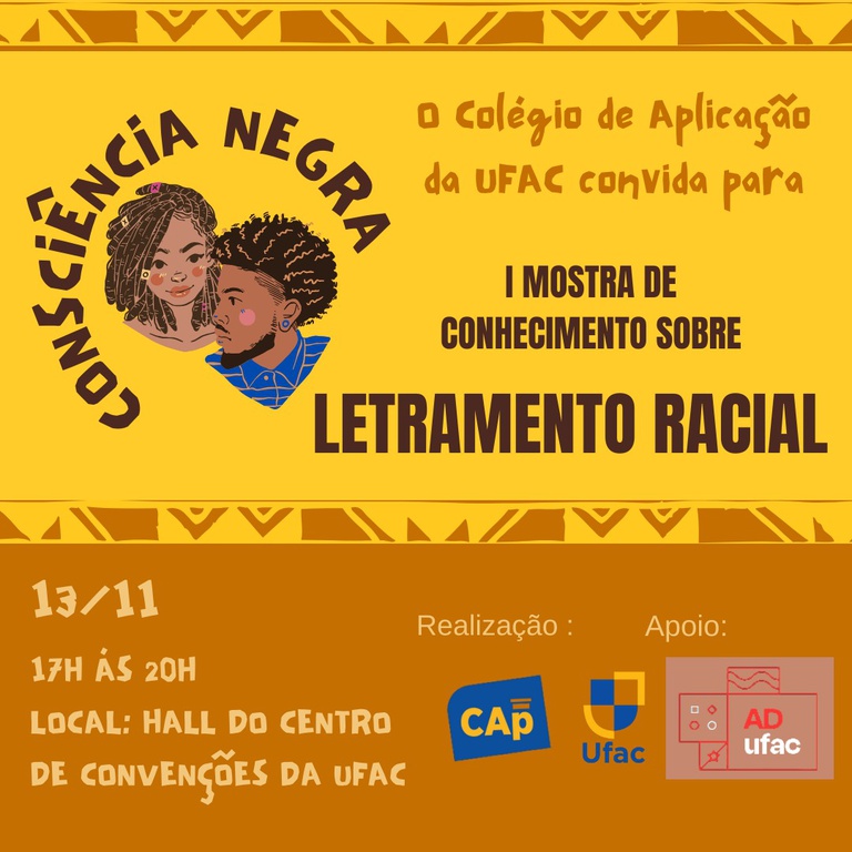 I Mostra de Conhecimento sobre Letramento Racial — Universidade Federal ...