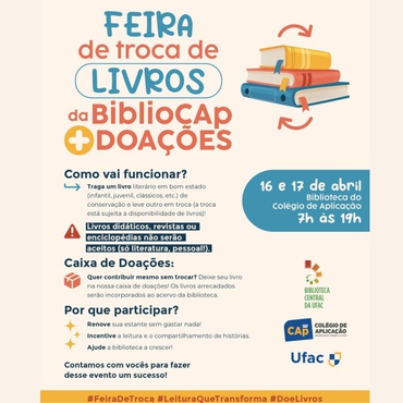 Feira de troca de livros