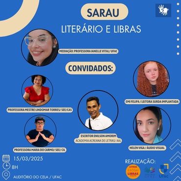 Sarau Literário e Libras