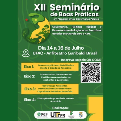 XII Seminário de Boas Práticas em Planejamento e Governança Pública