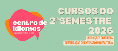 Centro de Idiomas abre inscrições para cursos do 2º semestre-2026