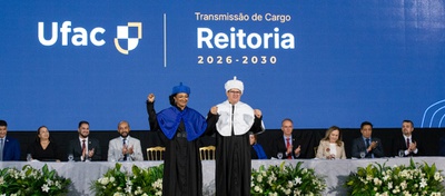 Consu empossa reitor e vice-reitora da Ufac em sessão solene